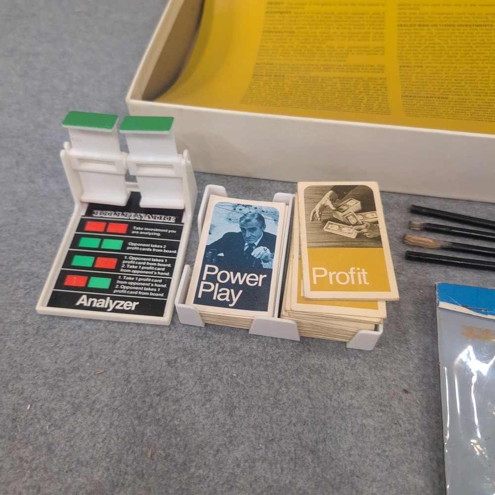 Vintage 1973 Billionaire Parker Brothers Game of Global Enterprise Complete - Picture 2 of 9